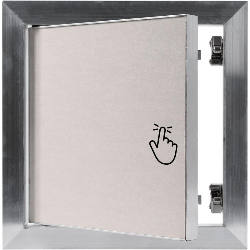 Repa Market 8 x 8 Inch Access Panel for Drywall with Aluminum FrameWall Hole CoverAccess Door Panel with Click Function HeavyDuty Service Hatch for Plumbing Electrical HVAC Access Door - Image 2