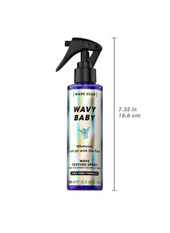 MANE CLUB Wavy Baby Wave Texture Spray Cruelty Free Vegan No Sulfates Or Parabens 5.3 Oz  - Image 3