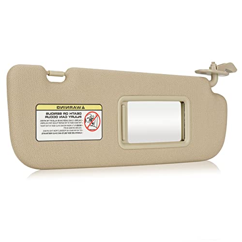 ILONPA بديل واقي الشمس الجانبي الأيمن باللون البيج متوافق مع 2011 2012 2013 2014 2015 هيونداي إيلانtra استبدال 852203X000TX - Image 1