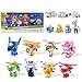 Super Wings Toys Transformable Toys 2 Inch Airplane Toy for Kids 35 Years Old 15 Packs Transforming Jet Playset Real Mobile Wheels Birthday Party Supplies for Preschool Boys and Girls - Image 4
