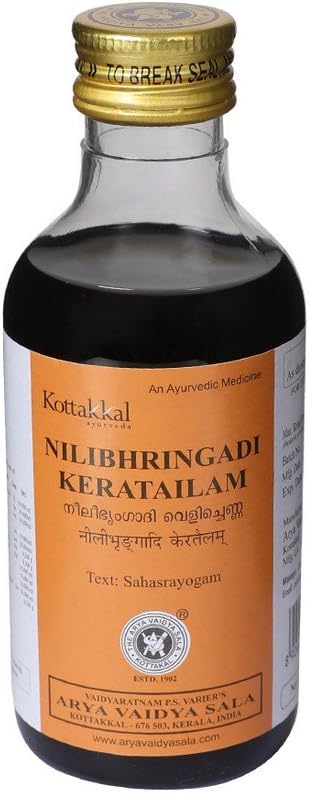 Kottakkal Arya Vaidya Sala Ayurvedic Nilibhringadi Keratailam 200 ML - Image 1