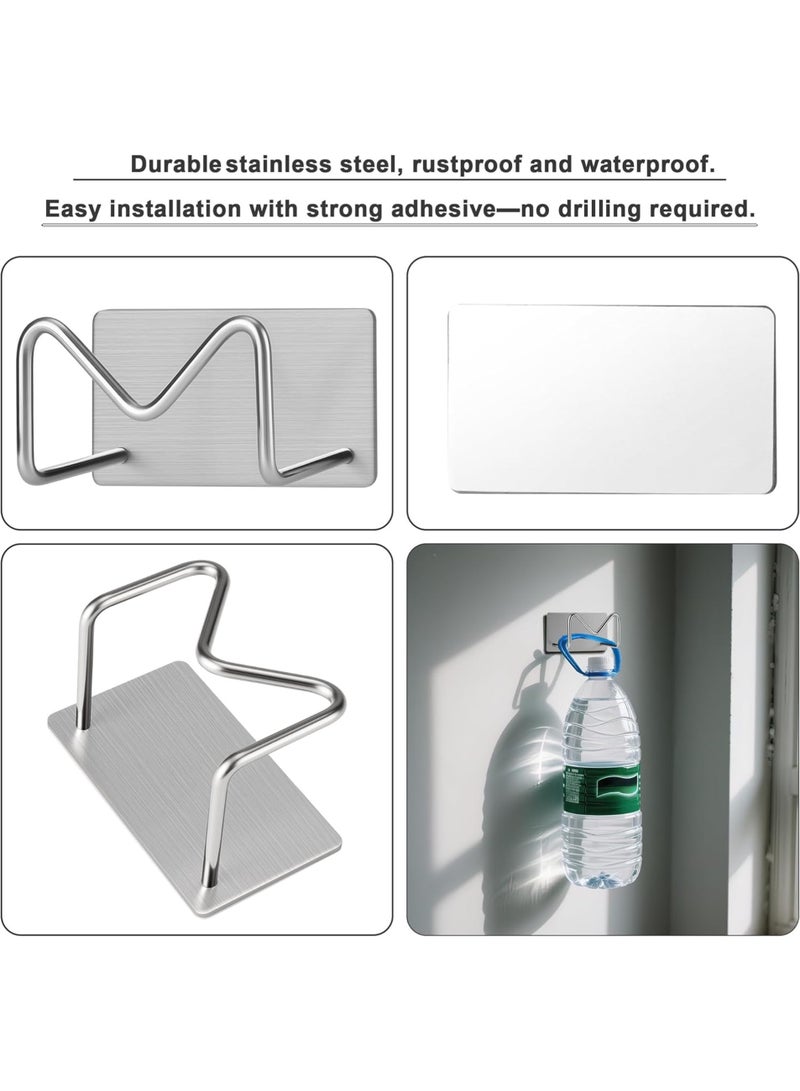 LuckSa 2-Pack Stainless Steel Sponge Holder, Kitchen Sink Caddy Organizer, Rustproof, Brushed Finish - Image 2