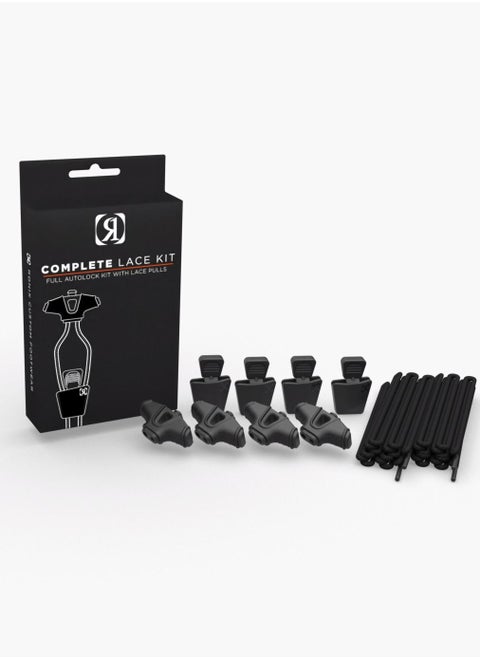 Ronix Complete Lace Kit - set of 4 Laces, 4 Auto Locks, 4 Pull Handles