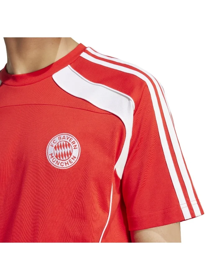 Adidas Fcb Ubp Tee Red Football T-Shirts For Men XS