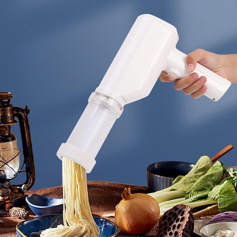 MUGATH MUGATH Electric Pasta Maker HandheldAutomatic Noodle Making Machine6 in 1 Cordless Noodle Maker Spaghetti Maker MachineRamen Machine Home Portable Maggi Noodle Maker  - Image 2