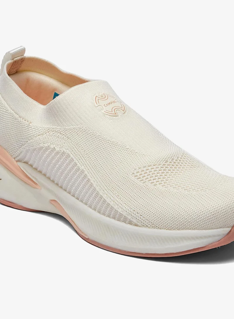 CAMPUS Off Wht/Peach Women's Slip On Shoes - Lightweight, Timeless for Everyday Walk for Women | Best Price UAE
