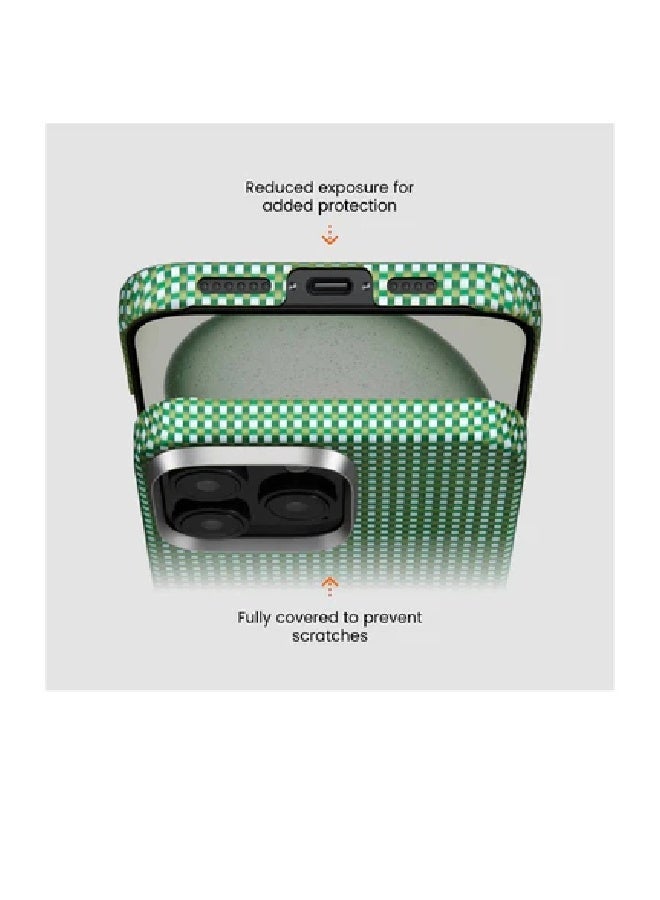 PITAKA Ultra -Slim Case For iphone 16 Pro - Green - Image 3