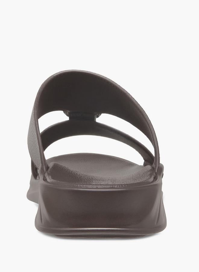 ال بي ال من شو اكسبرس صنادل رجالية بنقوش جلد مع إبزيم - Image 4