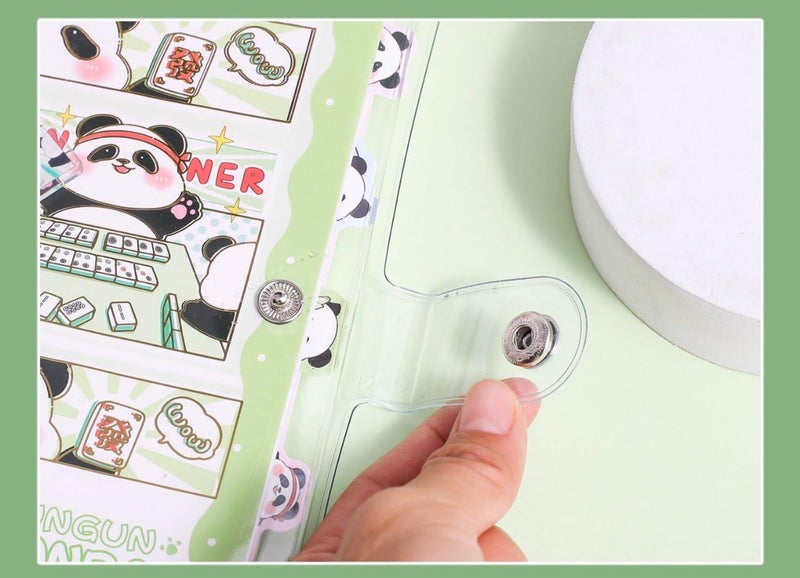 SWOPPERRY Diary for Kids –Journal Diary for Girls, Kawaii Diaries, Scrapbooking, Notepad for Students, Cute Stationery Items for Writing & Drawing (GUNGUN PANDA DAIRY c) - Image 2
