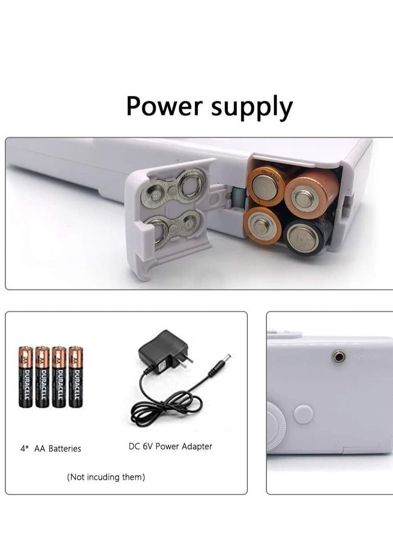 Y&D Mini Handheld Sewing Machine Portable Cordless Quick Handy Electric Repairing Stitch Tool for Fabric, Clothing, Kids Cloth, Home Travel DIY Use Blue - Image 4