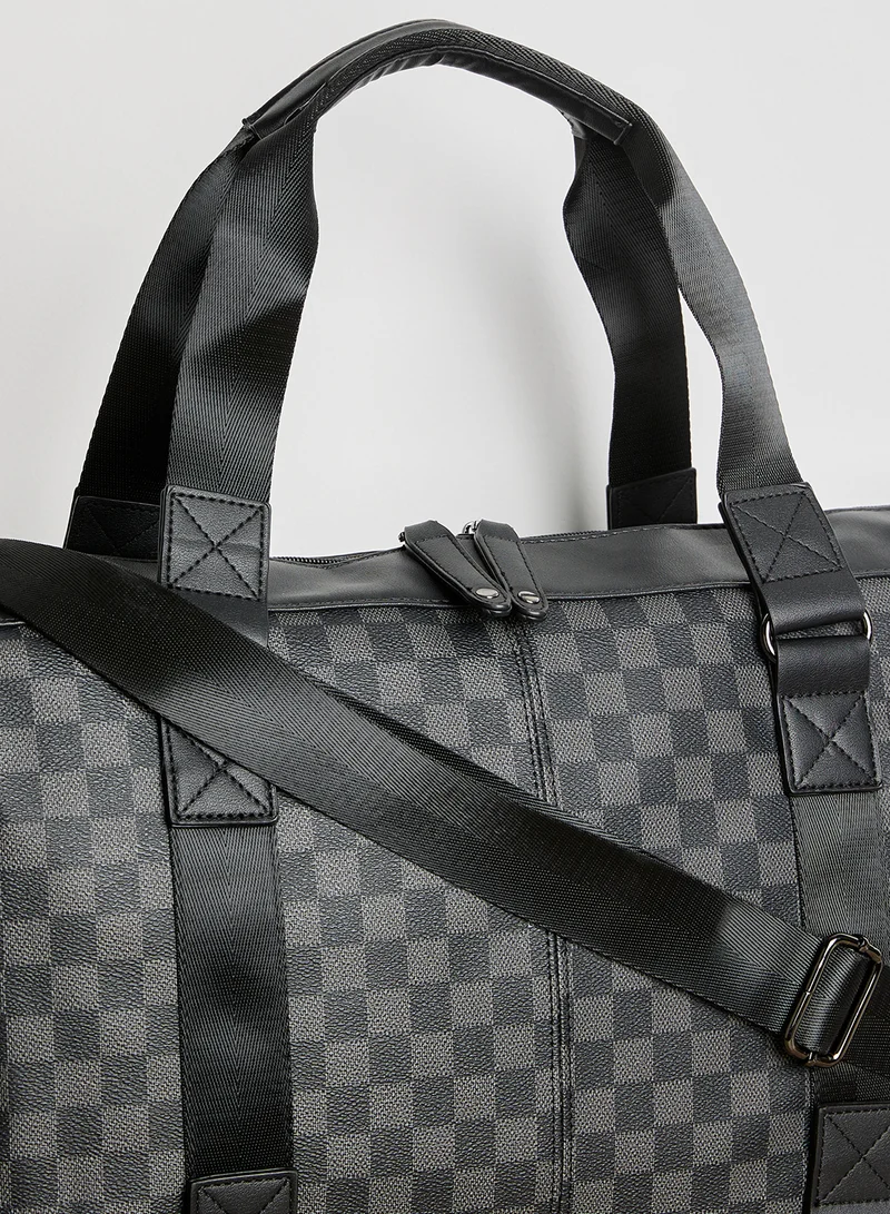 Robert Wood Printed Duffle Bag