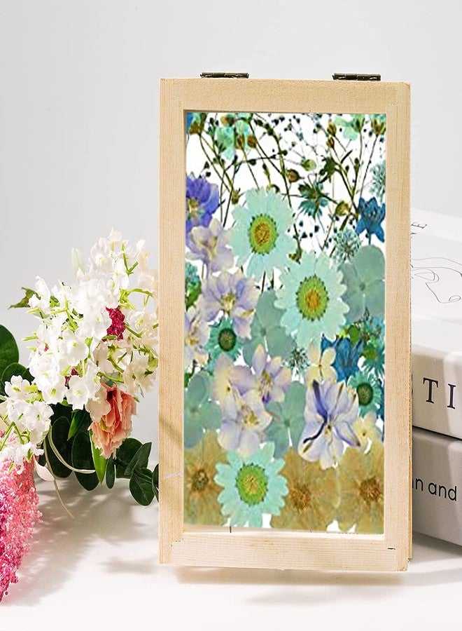 Cayway 8 Pack Dried Flower Paper Craft Set Include 5 x 7 Inch Wooden Paper Making Mold Frame, Dried Flowers, Replace Mesh Cloth - Image 5