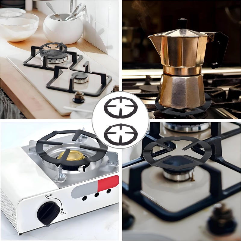 Coffee Pot Holder - Stainless steel heat diffuser ring provides a tight and secure fit to efficiently place coffee pots or small pots on various burner sizes - Image 4