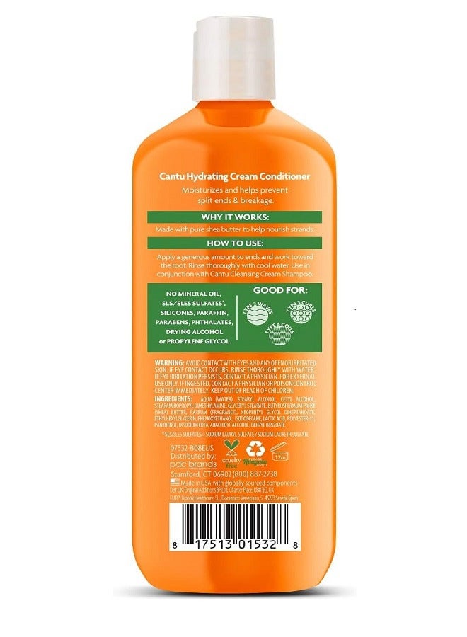 Cantu Hydrating Cream Conditioner With Shea Butter 400ml - Image 4