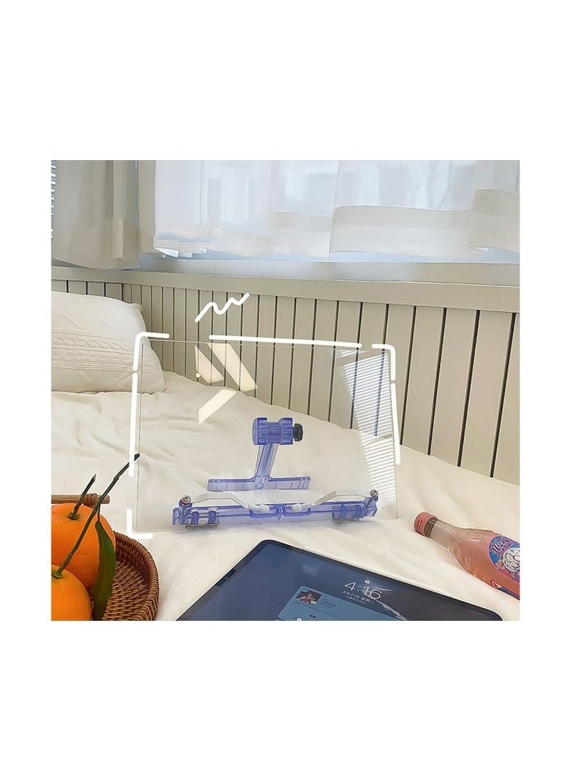 Generic - Acrylic Ipad Tablet Reading Stand Holder Korean Desk Transparent Adjustable Folding Ipad Security Display Stand Tablet Holder - Image 1