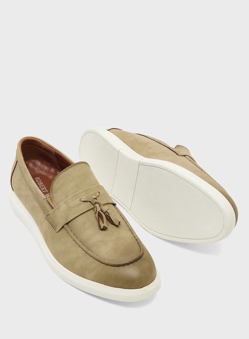 Robert Wood Smart Casual Lassel Loafer Slip Ons
