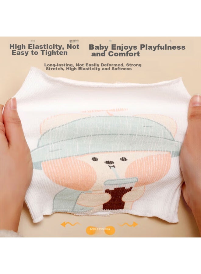 Lovebox Aibaoshi Baby Belly Band, Autumn And Winter Double-layer Belly Protection, Infant Navel Guard, Newborn Cold Prevention Belly Cover, 2 Dragon Baby S232 - Image 4