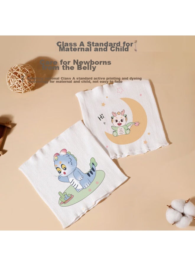 Lovebox Aibaoshi Baby Belly Band, Autumn And Winter Double-layer Belly Protection, Infant Navel Guard, Newborn Cold Prevention Belly Cover, 2 Dragon Baby S232 - Image 5