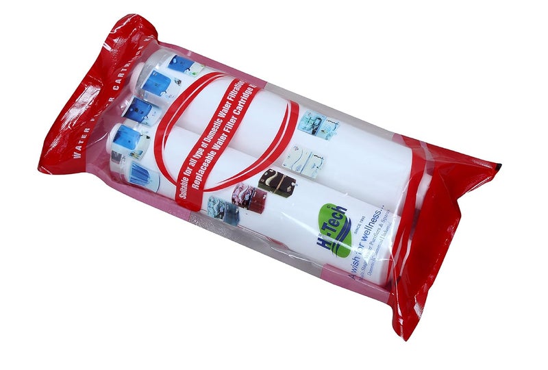 Hi-Tech RO Filter Set Pre Carbon Filter and Sediment Filter & 75 GPD RO Dry Membrane for All Types of Water Purifiers - Image 4