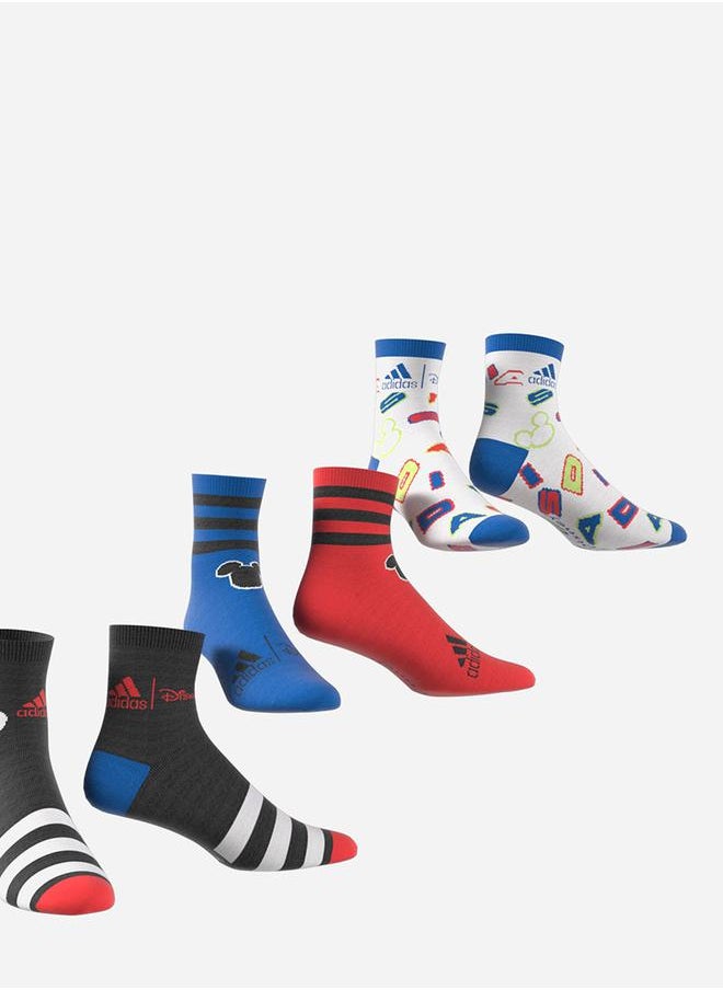 Adidas - Pack of 3 Cartoon Graphic Print Socks - Image 1