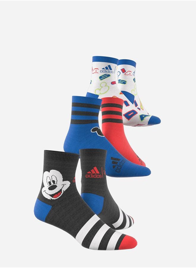 Adidas - Pack of 3 Cartoon Graphic Print Socks - Image 1
