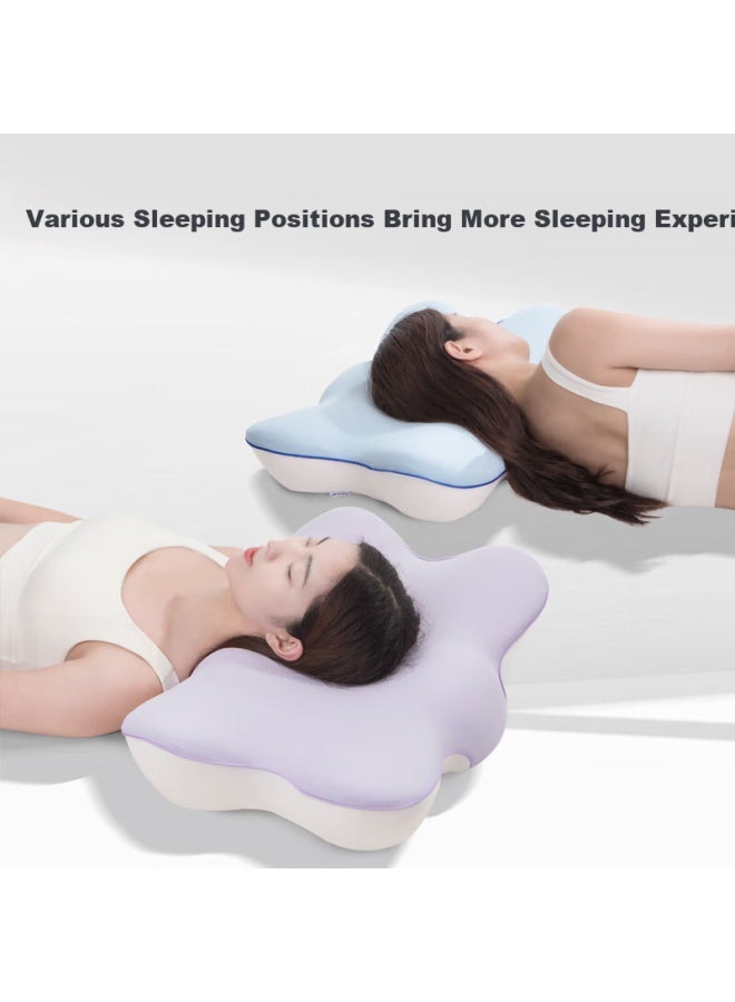 Jago Jago Memory Foam Pillow For Neck Support And Better Sleep, Space Slow Rebound Zero Pressure Memory Foam Pillow Core For Neck Support - Image 2