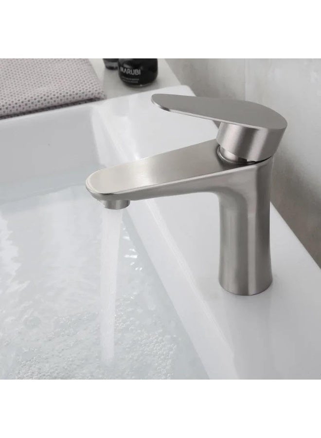 Wash Basin Mixer Faucet,Bathroom Basin Faucet,Water Mixer Kitchen Hot and Cold Water, Single Tap for Sink, Bathroom Sink Faucets with Included Hoses - Image 2