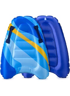 Jorunb Inflatable Boogy Boards for Beach Travel Toys, 30” Cavas Slip Slide Water Park Body Surfing Board with Handles, Summer Fun Water Pool Game Toys for Kids 4,8,12 Ages Light-Geometry  - Image 1