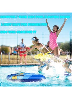 Jorunb Inflatable Boogy Boards for Beach Travel Toys, 30” Cavas Slip Slide Water Park Body Surfing Board with Handles, Summer Fun Water Pool Game Toys for Kids 4,8,12 Ages Light-Geometry  - Image 4