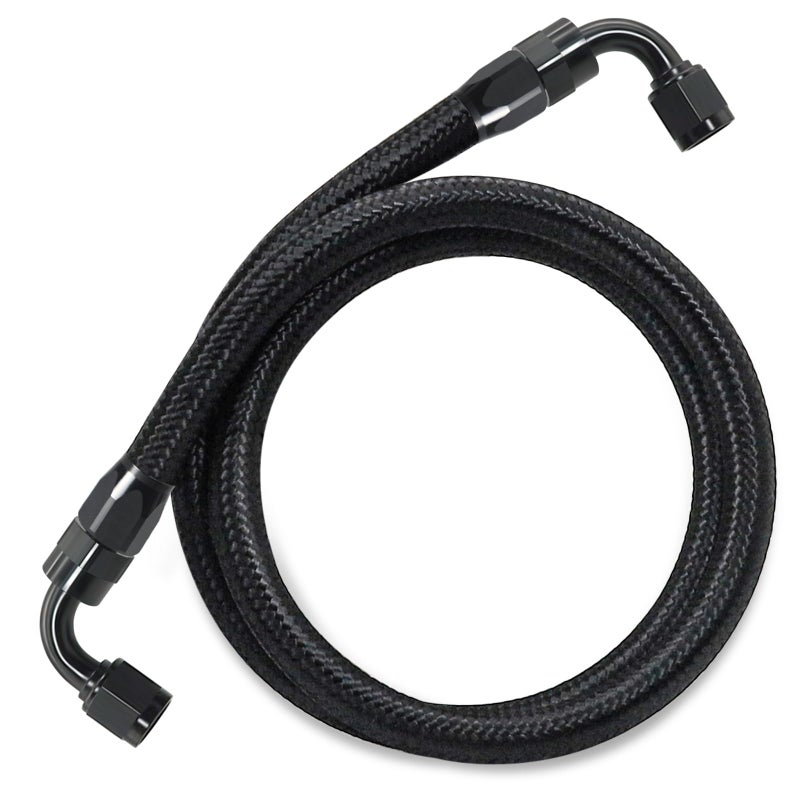 ZONBANG 6AN Fuel Line Kit CPE 4FT Assembled AN6 Braided Fuel Line with Hose End Fitting9090 - Image 3