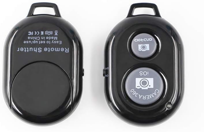 AngelReally Wireless Camera Shutter Remote Control for Smart Phones- Compatible with iOS/Android (2 White+2 Black) - Image 2