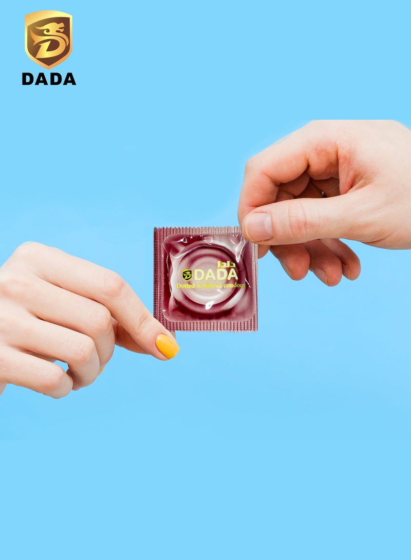 Dada Dotted & Ribbed 12 Pcs Condoms - Image 2