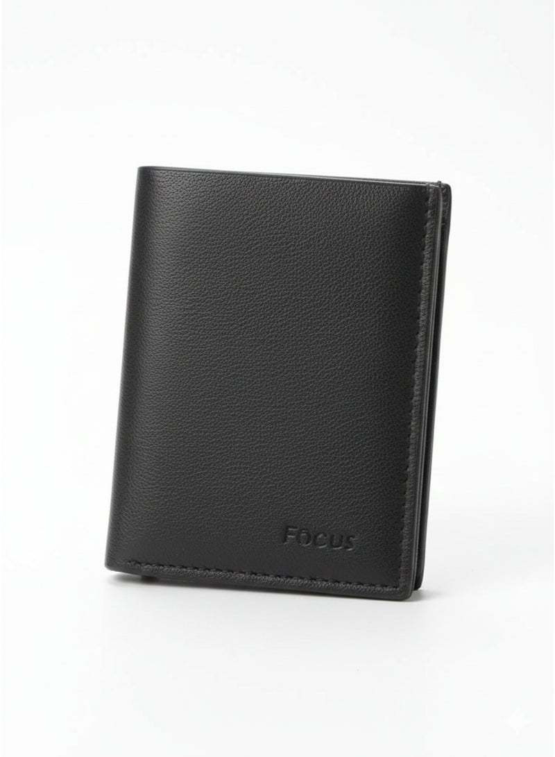 FOCUS magnet Leather Wallet - New Slim Design Card Holder - Image 1