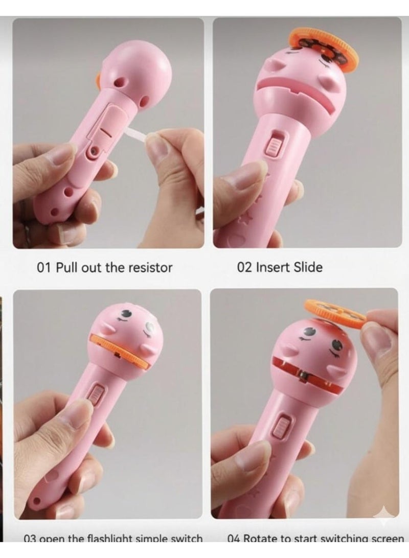 Cute Cartoon Projection Flashlight Toy - Image 2