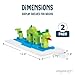 Play Platoon Building Brick Display Shelves 2 Pack Minifigure Display Case Shelf 12x5 Inch Acrylic Wall Mount Shelf for Wall Compatible with Lego Megablox and Other Major Brands White - Image 4