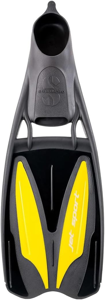 Scubapro Jet Sport Full Foot Fin  Yellow Large - Image 2