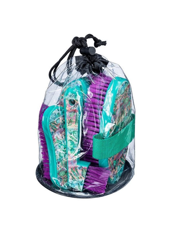 تاف 1 مجموعة فرشاة Tough 1 المطبوعة المكونة من 4 قطع، صبار - Image 1