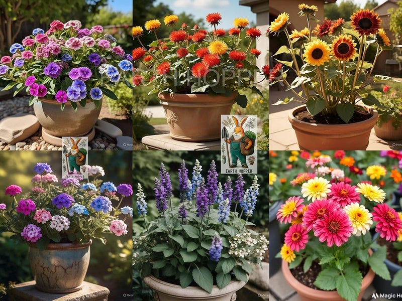 Earth Hopper Low Maintenance Hybrid Flower Seeds Combo Pack- All Year Flower Seeds Supply (20 VARIETIES) - Image 2
