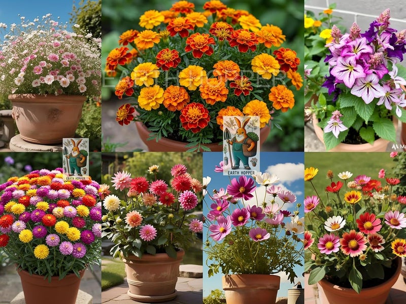 Earth Hopper Low Maintenance Hybrid Flower Seeds Combo Pack- All Year Flower Seeds Supply (20 VARIETIES) - Image 3