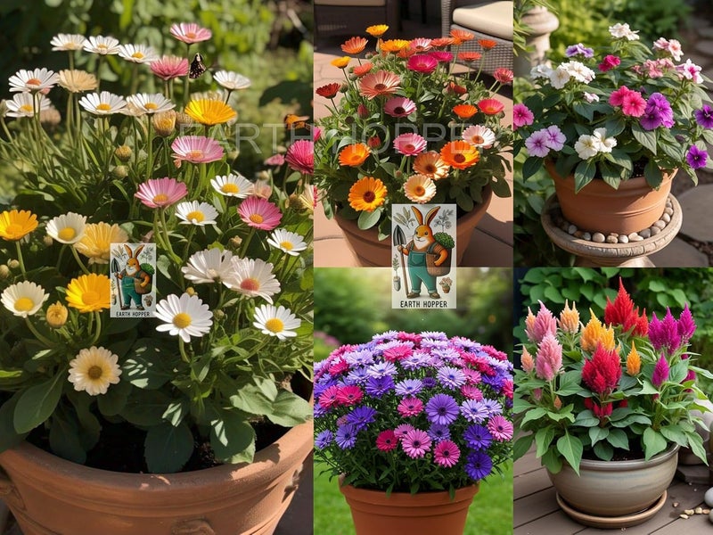 Earth Hopper Low Maintenance Hybrid Flower Seeds Combo Pack- All Year Flower Seeds Supply (20 VARIETIES) - Image 4
