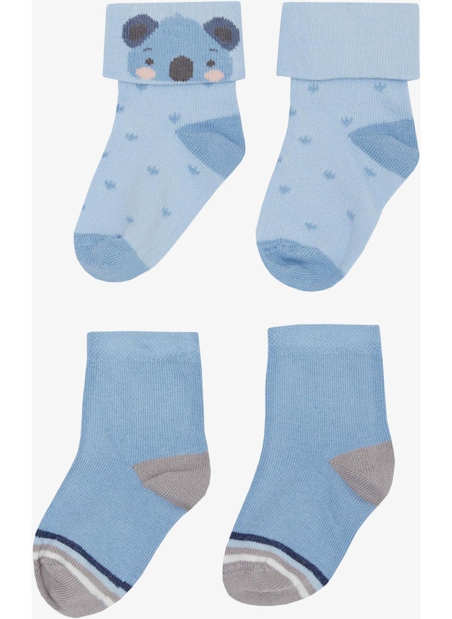 Baby Boy Socks 2-Piece Cute Koala Printed 0-24 Months, Blue - pzsku/ZBFE68E6706CE3AB6131CZ/45/_/1734344165/8886acde-7d27-4b2c-81a2-8430c20a7efb