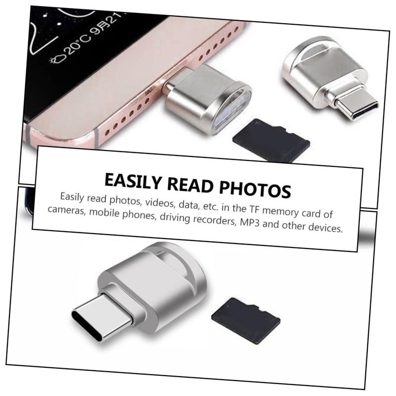 Zinc Alloy Type C Card Reader Adapter Expand Mobile Storage Practical Data Transfer - Image 4