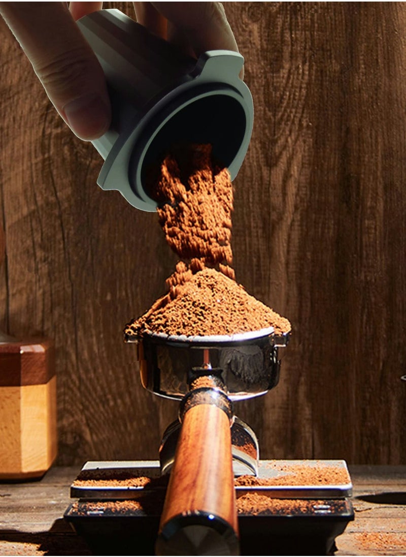 KASTWAVE - 54mm Dosing Cup Espresso Portafilter Dosing Cup for Breville 54mm Portafilter Can Activate Coffee Grinder Switch | Aluminum Alloy - Image 1