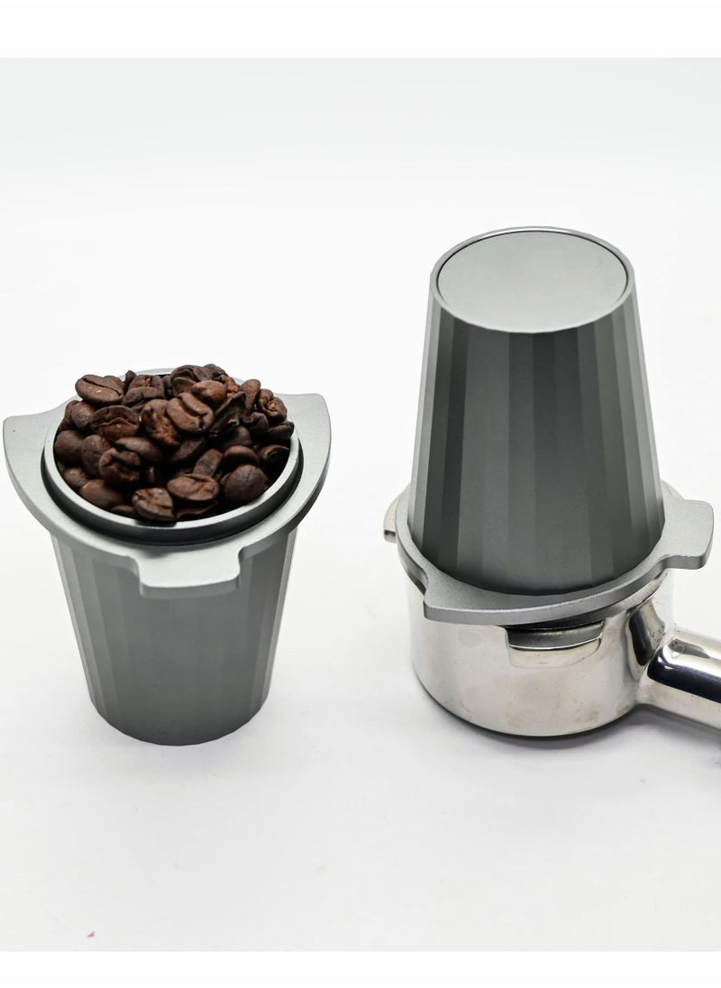 KASTWAVE - 54mm Dosing Cup Espresso Portafilter Dosing Cup for Breville 54mm Portafilter Can Activate Coffee Grinder Switch | Aluminum Alloy - Image 1