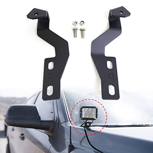 KMFCDAE Tundra Ditch Light Bracket LED Pods Hood Mount Brackets Compatible with Toyota Tundra 2014