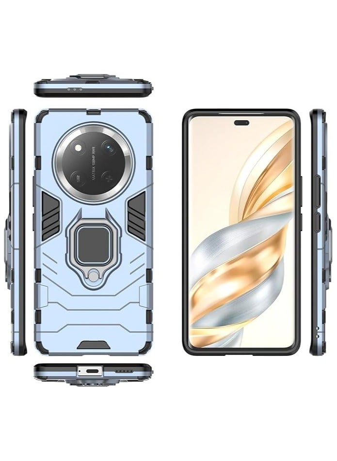 General Case Compatible with Honor X9c 6.78 Inch Released 2024, 360° Metal Ring Kickstand and Compatible with Magnetic Car Mount, 2in1 Hybrid Shockproof Case for Honor X9c  - Image 2
