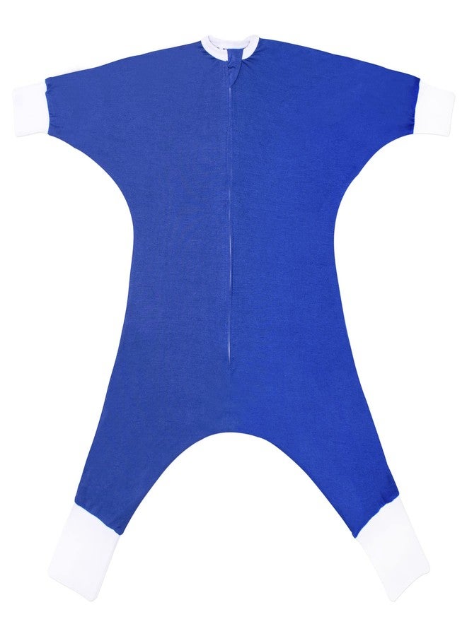 SleepingBaby Flying Squirrel Toddler Pajamas with Practical Zipper for Quick Diaper Changes and Travel Comfort - Navy - 2-3T - Image 1