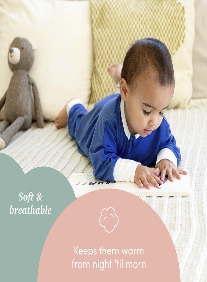 SleepingBaby Flying Squirrel Toddler Pajamas with Practical Zipper for Quick Diaper Changes and Travel Comfort - Navy - 2-3T - Image 2