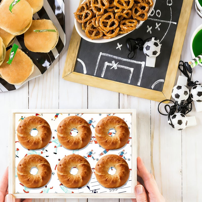 200pcs Oil Resistant Liners for Soccer Fields 7.09x7.09 inch Sports Party Decor - Image 5