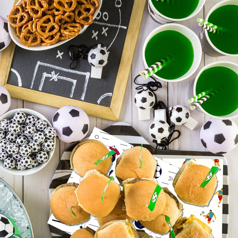 200pcs Oil Resistant Liners for Soccer Fields 7.09x7.09 inch Sports Party Decor - Image 4